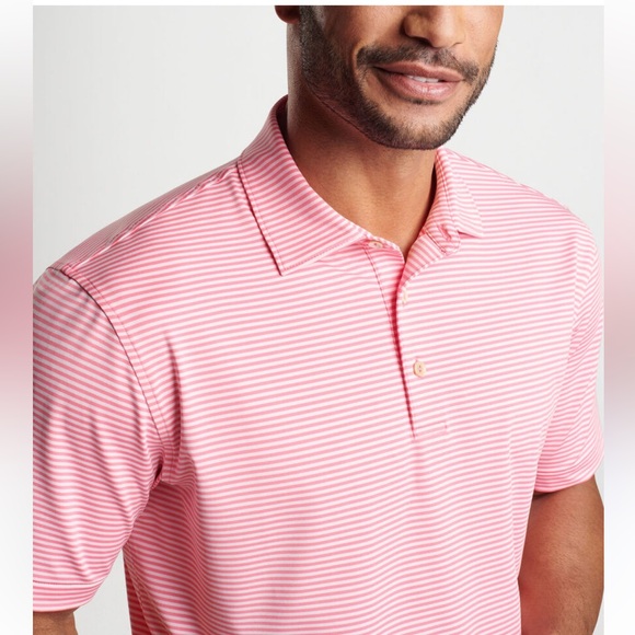 Peter Millar Other - Peter Millar Hales Performance Jersey Striped‎ Polo. Size XL (798K)